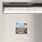 zML006 MALI, Endelou, Afrika, Kühlschrank Magnet (In Situ (Geschirrspüler))