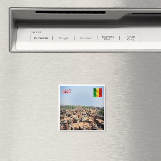 zML006 MALI, Endelou, Afrika, Kühlschrank Magnet (In Situ (Geschirrspüler))