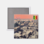 zML011 MALI, Timbuctu, Afrika, Kühlschrank Magnet (Vorderseite/Rückseite)