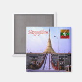 zMM004 NAYPYIDAW, Myanmar, Birma, Asien, Kühlschra Magnet (Vorderseite/Rückseite)