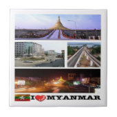 zMM005 i Liebe MYANMAR, Burna, Asien Fliese (Vorderseite)