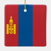 zMN001 Mongolische FLAG Mongolei, Keramikornament (Rückseite)