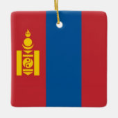 zMN001 Mongolische FLAG Mongolei, Keramikornament (Vorderseite)