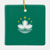 zMO001 Macaense FLAG Macau oder Macao, Keramikornament (Vorderseite)