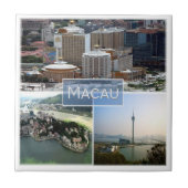 zMO004 MACAU oder MACAO, Asien, Fliese (Vorderseite)