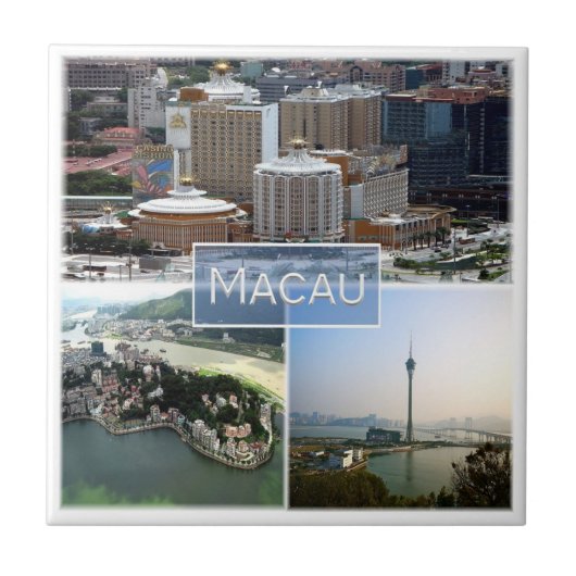 zMO004 MACAU oder MACAO, Asien, Fliese (Vorderseite)