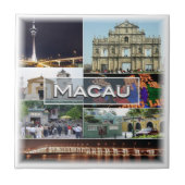 zMO005 MACAU ODER MACAO, Asien, Fliese (Vorderseite)