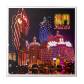 zMO011 CASINO LIGHTS, Macau oder Macao, Fliese (Vorderseite)