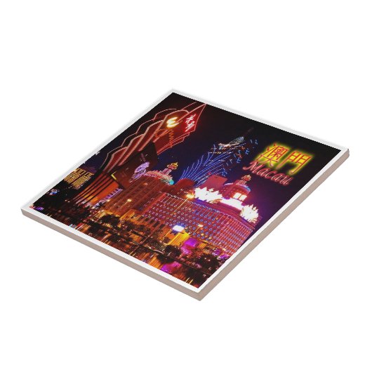 zMO011 CASINO LIGHTS, Macau oder Macao, Fliese (Seite)