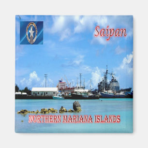 zMP005 SAIPAN, NORDMARIANA INSELN, Kühlschrank Magnet