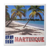 zMQ005 MARTINIQUE, LES SALINES Beach, Fliese (Vorderseite)