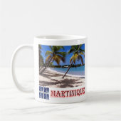 zMQ005 MARTINIQUE, LES SALINES Beach, Kaffeetasse (Links)