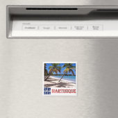 zMQ005 MARTINIQUE, LES SALINES Beach, Kühlschrank Magnet (In Situ (Geschirrspüler))