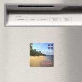 zMQ010 MARTINIQUE, Les Salines Beach, Kühlschrank Magnet (In Situ (Geschirrspüler))