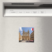 zMT008 MDINA "The Silent City", Malta, Fridge Magnet (In Situ (Geschirrspüler))