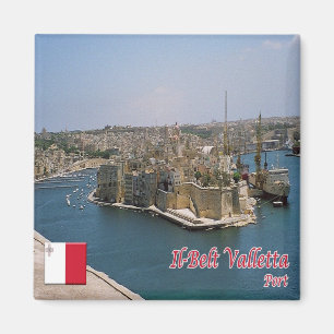 zMT013 IL BELT VALLETTA, Malta, Kühlschrank Magnet