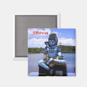 zMU004 MAURITIUS, Gottesschiva, Afrika, Kühlschran Magnet (Vorderseite/Rückseite)