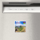 zMU008 MAURITIUS, Panorama, Afrika, Kühlschrank Magnet (In Situ (Geschirrspüler))