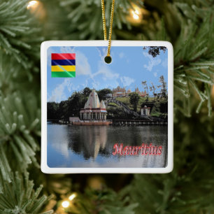 zMU017 MAURITIUS, Sacred Lake, Afrika, Keramikornament