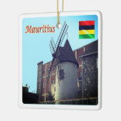 zMU019 MAURITIUS, Windmill, Afrika, Keramikornament (Links)