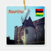 zMU019 MAURITIUS, Windmill, Afrika, Keramikornament (Vorderseite)