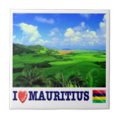 zMU020 MAURITIUS I Liebe, Afrika, Fliese (Vorderseite)