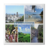 ZMU022 PORT LOUIS, Mosaik, Afrika, Fliese (Vorderseite)