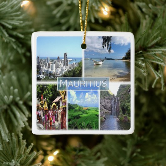 ZMU022 PORT LOUIS, Mosaik, Afrika, Keramikornament (Baum)