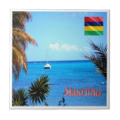 zMU025 MAURITIUS, Mont Choisy sea, Afrika, Fliese (Vorderseite)