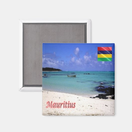 zMU026 MAURITIUS, Hirsche, Afrika, Kühlschrank Magnet (Vorderseite/Rückseite)