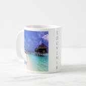 zMV004 Tasse MALDIVES Strand, Asien, Kaffee (Vorderseite Links)
