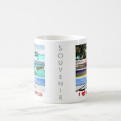 zMV009 i Liebe MALDIVES Collage, Kaffeetasse (Mittel)