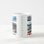 zMX008 Mosaik der MEXIKO STADT I-Liebe, Kaffeetasse (Mittel)