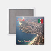 zMX012 PUERTO ESCONDIDO, Mexiko, Oaxaca, Kühlschra Magnet (Vorderseite/Rückseite)