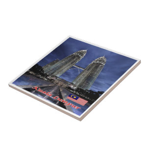 zMY005 PETRONAS TWIN TOWERS, Kuala Lampur, Fliese