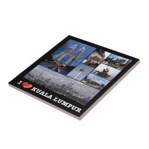 zMY011 ich liebe KUALA LUMPUR, Malaysia, Asien, Fliese