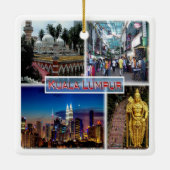 zMY014 Petaling Street KUALA LUMPUR Jamek Moschee, Keramikornament (Rückseite)