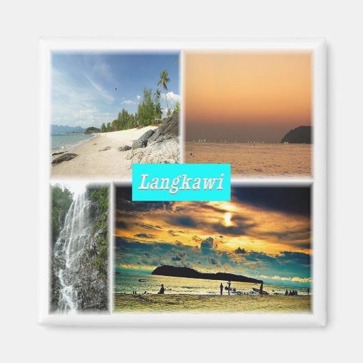 zMY016 LANGKAWI, Malaysia, Asien, Kühlschrank Magnet (Vorne)