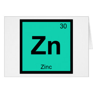 Zn - Zink Chemie Periodensystem Symbol Element