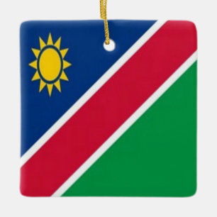 zNA001 NAMIBIA, Flag, Keramikornament