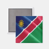 zNA002 NAMIBIA, Waving Flag, Afrika, Kühlschrank Magnet (Vorderseite/Rückseite)