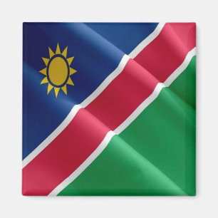 zNA002 NAMIBIA, Waving Flag, Afrika, Kühlschrank Magnet