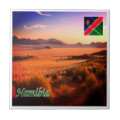 zNA005 NAMIBIA Desert, Afrika, Fliese (Vorderseite)