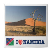zNA008 NAMIBIA I Liebe, Afrika Fliese (Vorderseite)