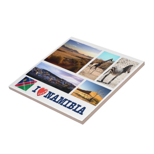 zNA009 NAMIBIA I Liebe, Mosaik, Afrika, Fliese (Seite)