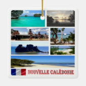 zNC003 NEUKALEDONIEN, Mosaik, Ozeanien, Keramikornament (Rückseite)