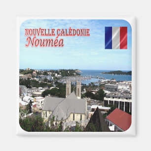 zNC004 NOUMEA, NEUKALEDONIEN, Ozeanien, Kühlschran Magnet