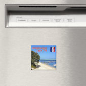 zNC005 LAGOON POE', NEW CALEDONIA, Oceania, Fridge Magnet (In Situ (Geschirrspüler))