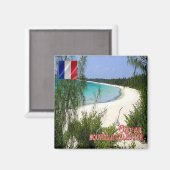 zNC007 OUVEA, NEUKALEDONIEN, Ozeanien, Kühlschrank Magnet (Vorderseite/Rückseite)