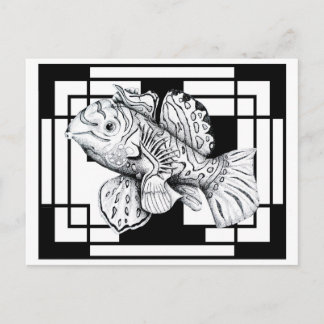 ZNDC Studio's Mandarin Fish Postcard Postkarte